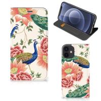 Smartphone hoesje voor iPhone 12 Mini Pink Peacock