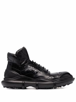 Dolce & Gabbana bottines à modèle façon richelieu - Noir