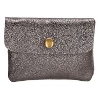 Charm London Etui Portemonnee Glitter Elisa Donkerzilver Charm London Etui Portemonnee Glitter Elisa Donkerzilver