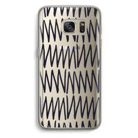 Marrakech Zigzag: Samsung Galaxy S7 Transparant Hoesje
