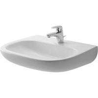 Duravit D Code Med wastafel 55x43cm zonder kraangat zonder overloop wit 23115500702 - thumbnail