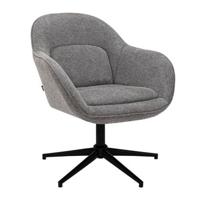 Kick draaifauteuil Lux - Donkergrijs