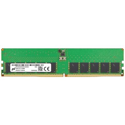 Micron MTC20C2085S1EC48BA1R Werkgeheugenmodule voor PC DDR5 32 GB 1 x 32 GB ECC 4800 MHz 288-pins DIMM CL40 MTC20C2085S1EC48BA1R