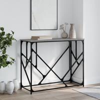 Wandtafel 100x40x80 cm bewerkt hout grijs sonoma eikenkleurig - thumbnail