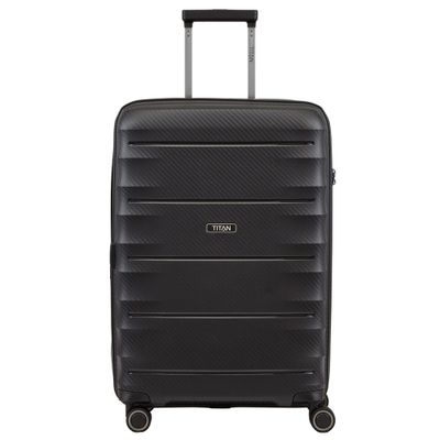 Titan Highlight 4 Wheel Trolley M Expandable Black