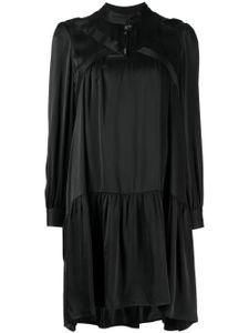 Paule Ka robe Lavée en soie - Noir