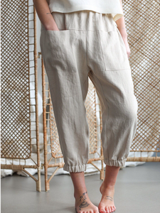 Casual Plain Loose Pants