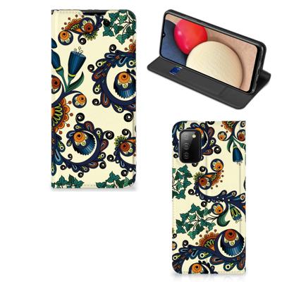 Telefoon Hoesje Samsung Galaxy M02s | A02s Barok Flower