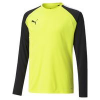 PUMA teamPACER Keepersshirt Lange Mouwen Kids Geel Zwart Wit - thumbnail