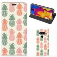 LG V40 Thinq | Flip Style Cover | Ananas
