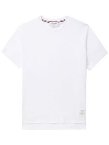 Thom Browne t-shirt à fentes latérales - Blanc