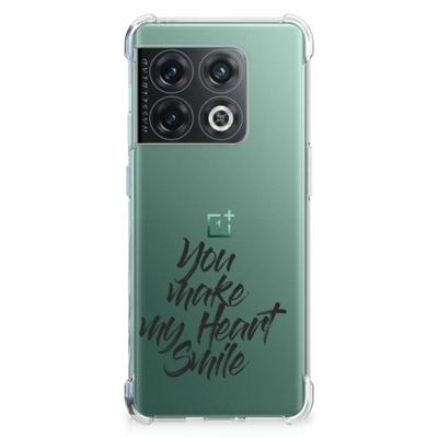 OnePlus 10 Pro Telefoonhoesje met tekst Heart Smile OnePlus 10 Pro Telefoonhoesje met tekst Heart Smile