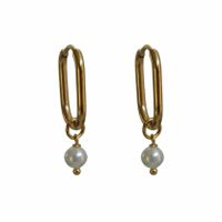 Flow Jewels Oorringen Sofie Parel Goud