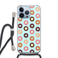 Donuts: iPhone 13 Pro Transparant Hoesje met koord Donuts: iPhone 13 Pro Transparant Hoesje met koord