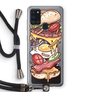 Diet Coke Please: Samsung Galaxy A21s Transparant Hoesje met koord