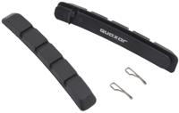 Quaxar 72mm cartridge replacement brake pads for shimano black