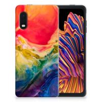 Smartphone hoesje Samsung Xcover Pro Watercolor Dark