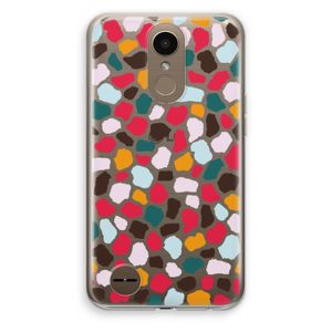 Colored Giraffe: LG K10 (2017) Transparant Hoesje