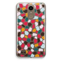 Colored Giraffe: LG K10 (2017) Transparant Hoesje