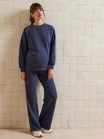 2-delige homewear set voor zwangere vrouwen leiblauw