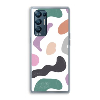 Memphis Shapes: Oppo Find X3 Neo Transparant Hoesje