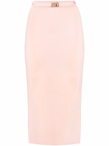 FENDI jupe crayon à taille haute - Rose