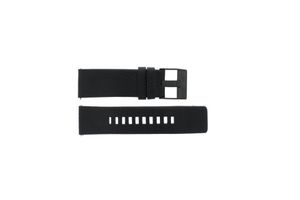 Horlogeband Diesel DZ4311 / Double Down Leder Zwart 24mm