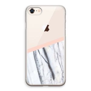 A touch of peach: iPhone 8 Transparant Hoesje