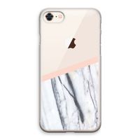A touch of peach: iPhone 8 Transparant Hoesje