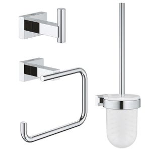 GROHE Essentials Cube accessoireset 3 in 1 chroom 40757001
