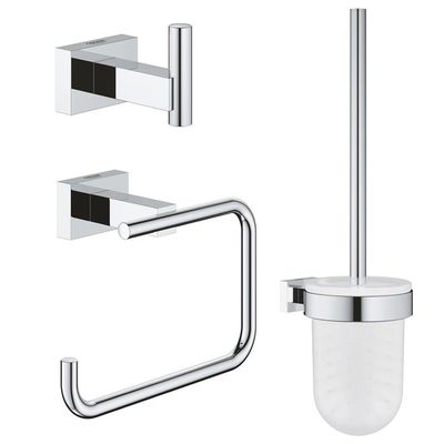 GROHE Essentials Cube accessoireset 3 in 1 chroom 40757001