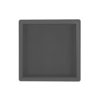 Inbouwnis BWS 30x30x10 RVS Gunmetal Aquasplash