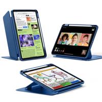 iPad Air 11" (2025) Flip Magnetic Case with Pencil Holder - Navy Blue