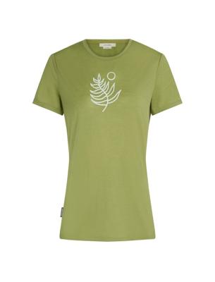 Icebreaker 150 Tech Lite SS Fresh Fern T-shirt Dames Olive L