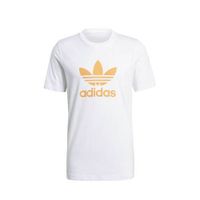 adidas Originals Adicolor T-shirt wit/oranje - thumbnail