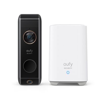 EufyVideo Doorbell Dual 2 Pro met HomeBase 2 Slimme deurbel Zwart