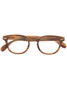 Oliver Peoples lunettes de vue Sheldrake à monture rectangulaire - Marron