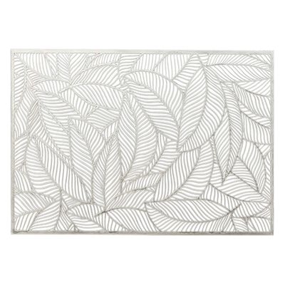 Placemat Nissa 30x45 cm - Zilver - Unique living