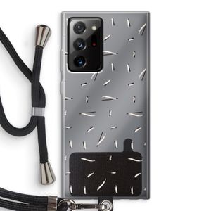 Hipster stripes: Samsung Galaxy Note 20 Ultra / Note 20 Ultra 5G Transparant Hoesje met koord