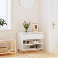 VidaXL Schoenenkast 70x36x60 cm bewerkt hout wit