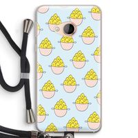 Citroenen: HTC U Play Transparant Hoesje met koord