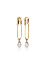 BEATRIZ PALACIOS boucles d'oreilles pendantes à design d'épingle