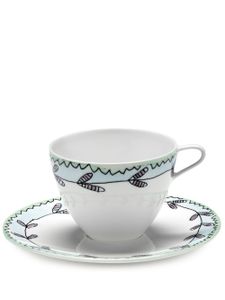 Serax x Marni tasse à café-soucoupe Midnight Flowers - Blanc