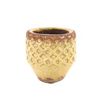 Countryfield Bloempot rosana m ø13x13cm geel