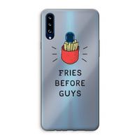Fries before guys: Samsung Galaxy A20s Transparant Hoesje