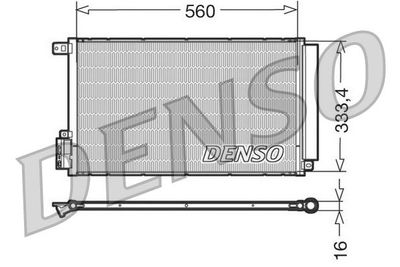 Airco condensor DCN13109