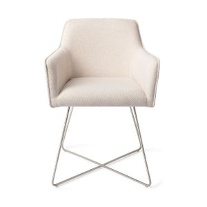 Jesper Home Hofu eetkamerstoel cross steel Enoki