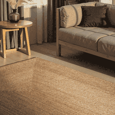 Handgeweven Jute Vloerkleed Sharmila Bruin 160x230 Cm Laagpolig Home Collectie - Dekbed-Discounter.nl