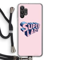 Superlady: Samsung Galaxy A32 5G Transparant Hoesje met koord