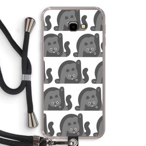 Cats: Samsung Galaxy J4 Plus Transparant Hoesje met koord